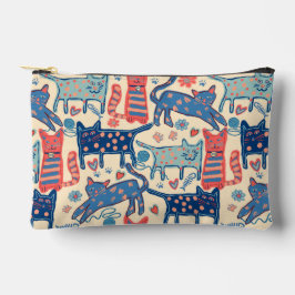 Retro Cats Zubehörtasche