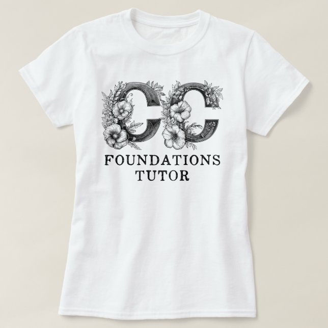 Retro CC Foundations Tutor - Klassische Gespräche T-Shirt (Design vorne)