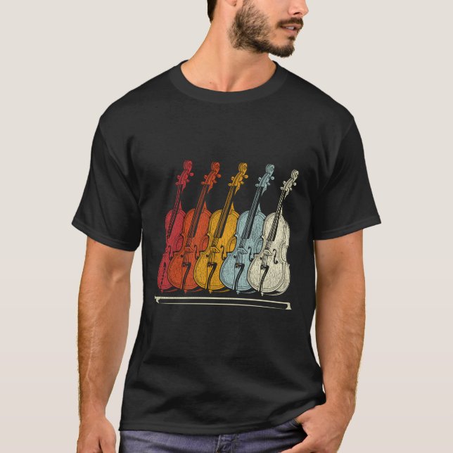 Retro Cello T-Shirt (Vorderseite)