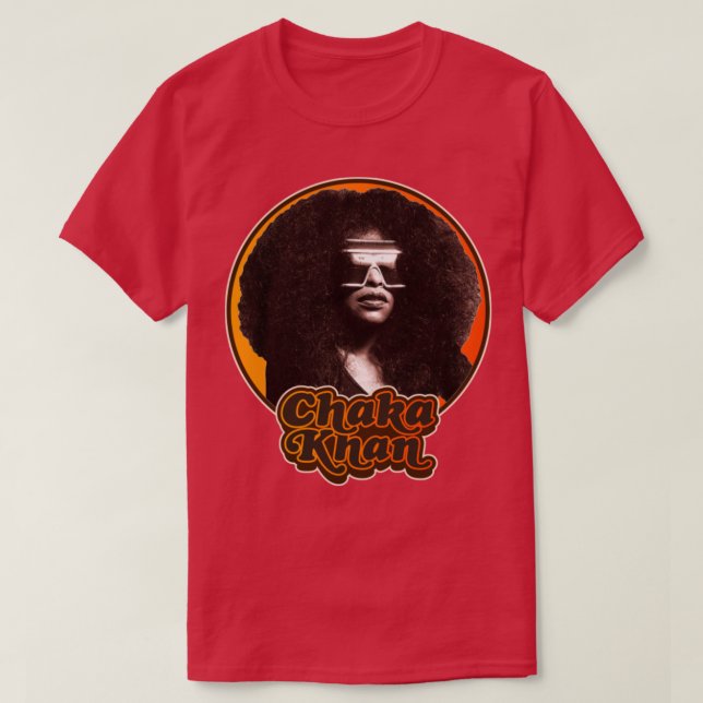 Retro Chaka Khan Tribute T-Shirt (Design vorne)