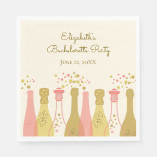 Retro-Champagne-Glamour Junggesellinnenabschied 19 Serviette