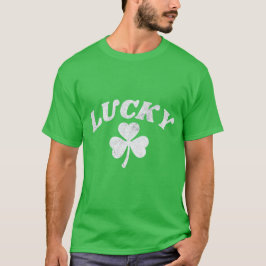 Retro Charm Vintag Lucky Clover St. Patrick's Day T-Shirt