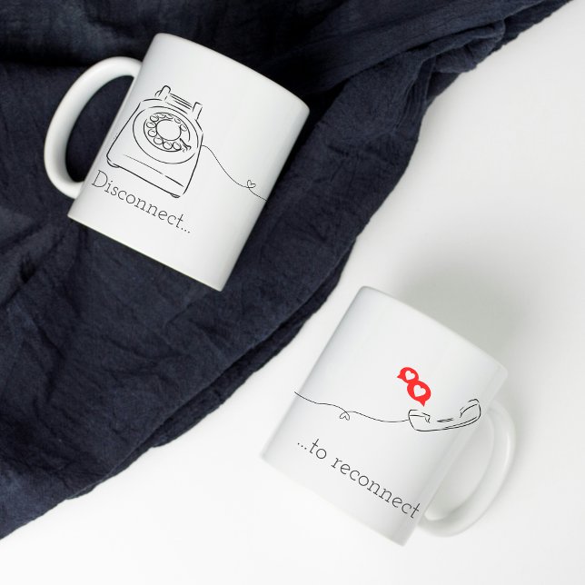 Retro Chatter: Vintages Telefon Nostalgie Tasse (Von Creator hochgeladen)