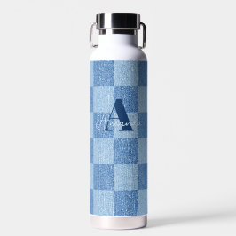 Retro Checked Fade Trinkflasche