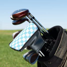 Retro-Checkerboard Golf Headcover