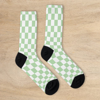 Retro-Checkerboard Socken