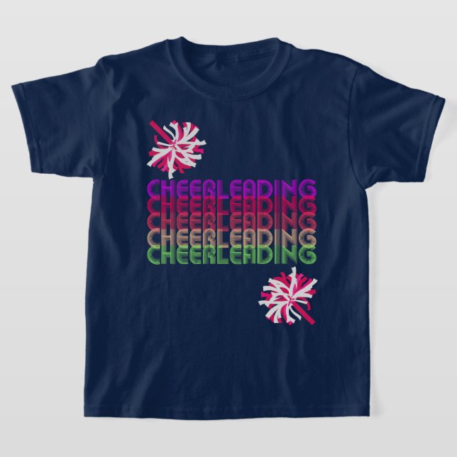 Retro Cheerleader T - Shirt (Ablage )