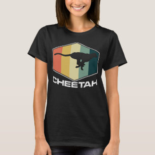 Retro Cheetah Big Cats Afrikanische Savannah Wilde T-Shirt