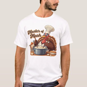 Retro Chef Truthahn Thanksgiving Classic T-Shirt.p T-Shirt