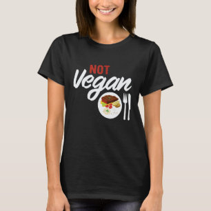 Retro-Chef Vintage Ich bin kein Veganer T-Shirt
