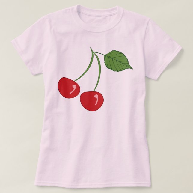 Retro Cherries T-Shirt (Design vorne)