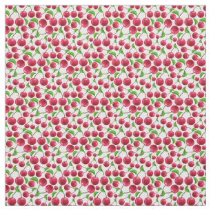 Retro Cherries Vintag Cherry Muster Fabric Stoff