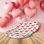 Retro Cherry Berry 1. Geburtstag Rot und Grün Pappteller<br><div class="desc">Feiern Sie Ihren Jemand Cherry Sweet ein Jahr alt in süßem Stil mit einer Retro-Geburtstagskollektion! Die rustikalen Party-Extras verleihen Ihrem kleinen Party und Tag eine spielerische Touch. Von Einladungen bis zum Geschirr,  Deck aus deinem kleinen Party in fruchtigem Flair und machen Erinnerungen,  die so süß wie möglich sind. #zazzlemade</div>