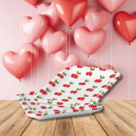 Retro Cherry Berry 1. Geburtstag Rot und Grün Pappteller<br><div class="desc">Feiern Sie Ihren Jemand Cherry Sweet ein Jahr alt in süßem Stil mit einer Retro-Geburtstagskollektion! Die rustikalen Party-Extras verleihen Ihrem kleinen Party und Tag eine spielerische Touch. Von Einladungen bis zum Geschirr,  Deck aus deinem kleinen Party in fruchtigem Flair und machen Erinnerungen,  die so süß wie möglich sind. #zazzlemade</div>