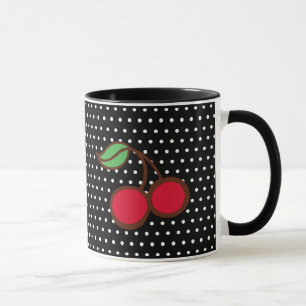 Retro Cherry Coffee Tasse