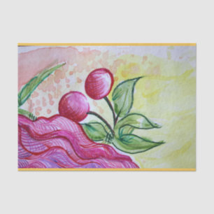 Retro Cherry Seidenpapier