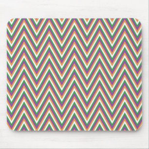 Retro-Chevron-Muster cool Mousepad