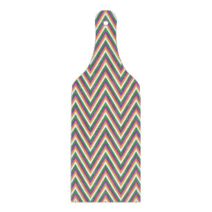 Retro-Chevron-Muster Cool Schneidebrett