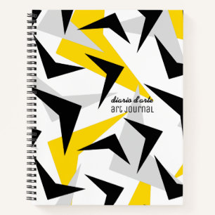 Retro Chevrons Notizbuch
