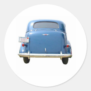 Retro-Chevy-Aufkleber Runder Aufkleber