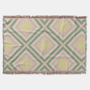 Retro Chic Geometrisch Zitronen Pastell Decke