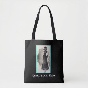 Retro-Chic-Goth-Kleines-Schwarzes-Tasche LBD