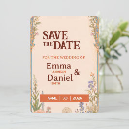 Retro-Chic-Save-the-Date-Karte Save The Date