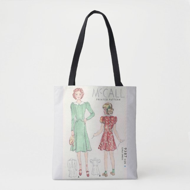 Retro Chic Tote Bag (Vorderseite)