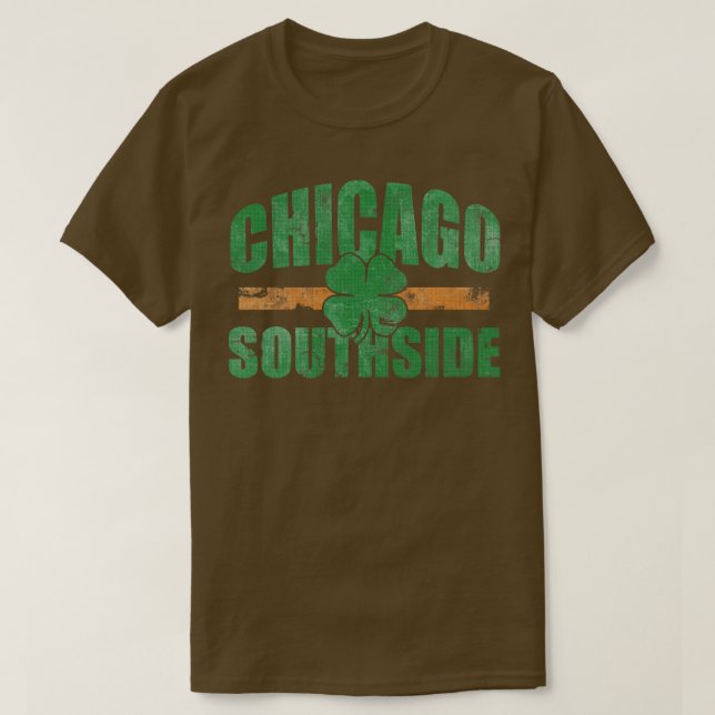 Retro Chicago Southside Irish T-Shirt (Design vorne)