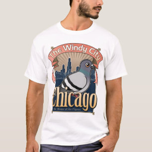 Retro Chicago-Taube T-Shirt