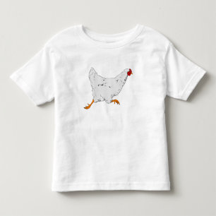 RETRO CHICKEN UND EGG TODDLER PESONALISIERTER T -  KLEINKIND T-SHIRT