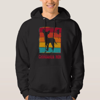 Retro Chihuahua Mama Owner Mother Pet Mama Dog Hoodie