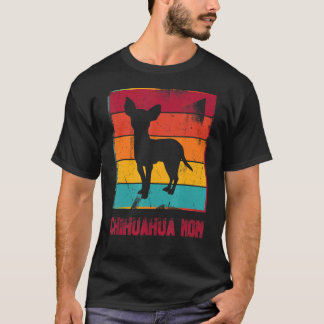 Retro Chihuahua Mama Owner Mother Pet Mama Dog T-Shirt