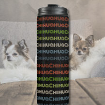 Retro Chihuahua Typografie farbenfroher Hund Lover