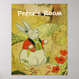 Retro Children's Illustration Editierbarer Text Poster