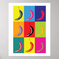 Retro Chili Pop Kunst, Küche Küche Printing