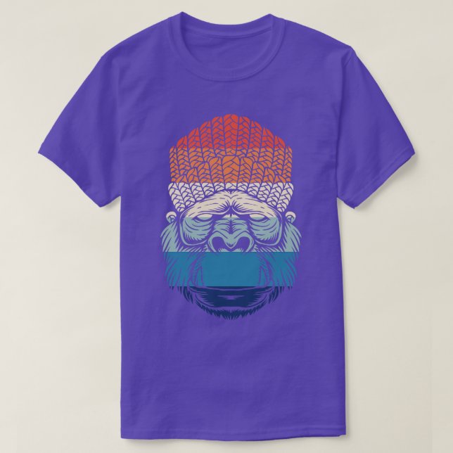 Retro Chill Gorilla T-Shirt (Design vorne)