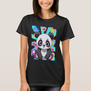 Retro China Bär Panda 80er 90er Kinder Baby Kind T-Shirt