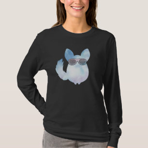 Retro Chinchilla Rodent mit Sonnenbrille T-Shirt