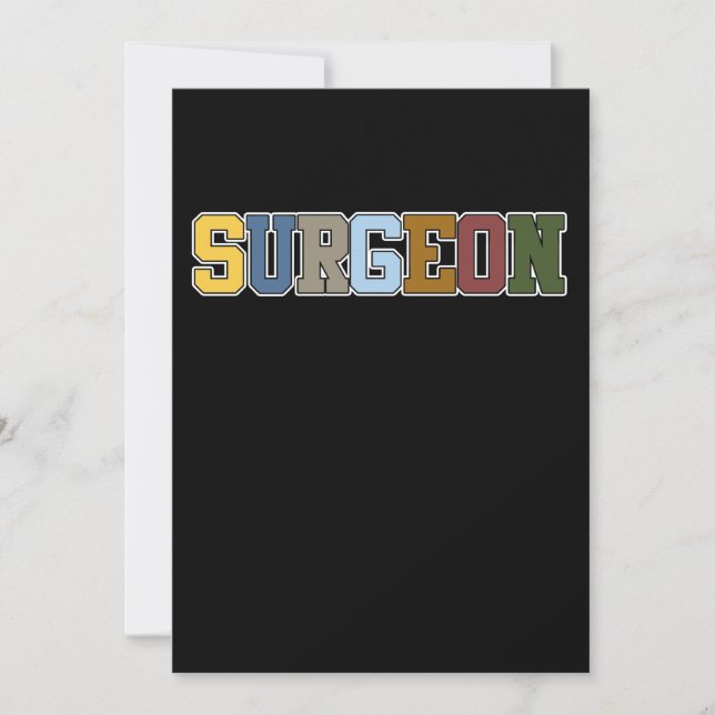 Retro Chirurg Operation Ärztlicher Arzt Neurologie Dankeskarte (Vorderseite)