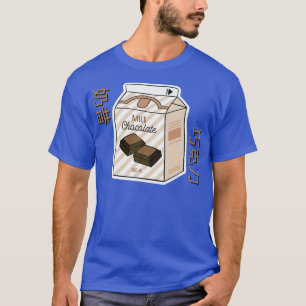 Retro Chocolate Milk Japanese Otaku Anime Kawaii T-Shirt