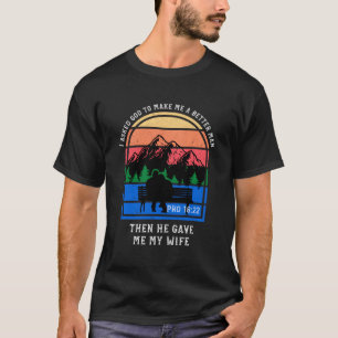 Retro Christlich gesegneter Verheirateter Mann T-Shirt
