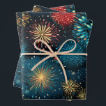 Retro Christmas Fireworks Geschenkpapier Set<br><div class="desc">Feiern Sie die Feiertage mit Vintagem Charme mit unserem Retro Weihnachtsfeuerwerk Wrapping Paper. Dieses reizvolle Verpackungspapier zeichnet sich durch ein faszinierendes Design von Retro-inspirierten Feuerwerken aus, das den nostalgischen Geist der klassischen Weihnachtsfeiern weckt. Lassen Sie Ihre Geschenke mit einer Touch zeitloser Eleganz zaubern und ließ die Retro-Feuerwerk-Muster zu einer bezaubernden...</div>