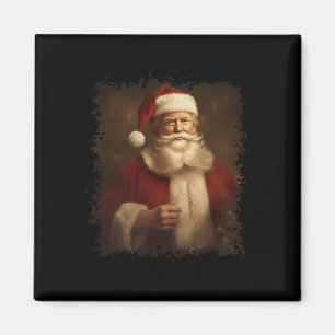 Retro Christmas Funny Trump Weihnachtsmann Vintag Magnet