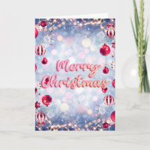 Retro Christmas Grußkarte