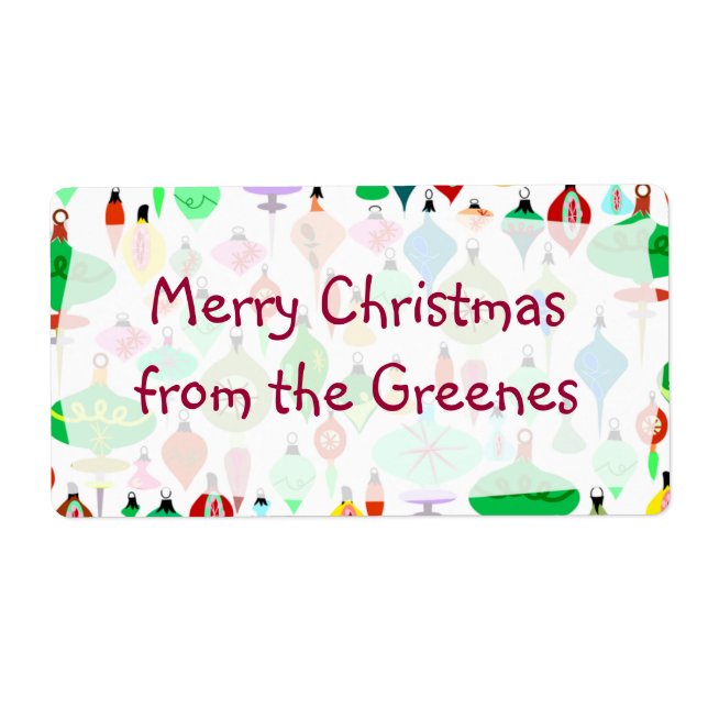 Retro Christmas Labels (Vorne)