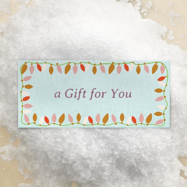 Retro Christmas Lights Geschenkgutschein (Von Creator hochgeladen)