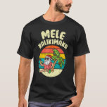Retro Christmas Mele Kalikimaka Santa Shaka Hawaii T-Shirt<br><div class="desc">Retro Christmas Mele Kalikimaka Santa Shaka Hawaii Palme Tree</div>