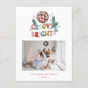 Retro Christmas Postkarte