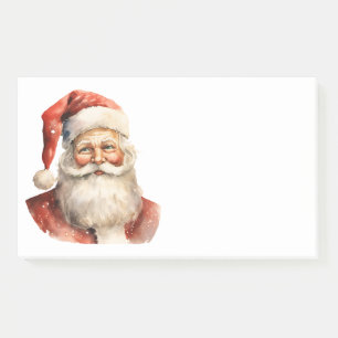 Retro Christmas Santa Claus Post-it Klebezettel